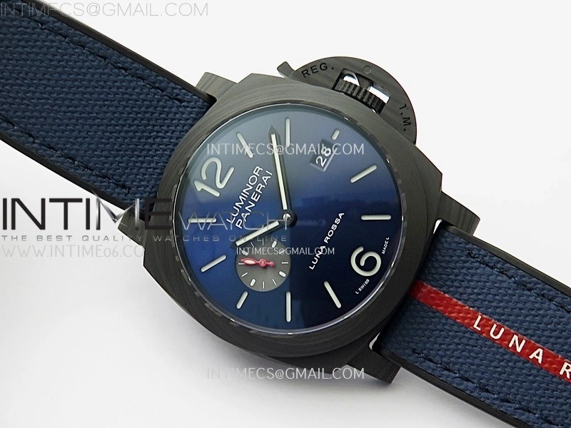 PAM1529 Carbotech VSF 1:1 Best Edition Blue Dial on Blue Kevlar Composite Strap P.9010 Clone